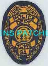 GEORGIA,ROME POLICE BADGE PATCH 1